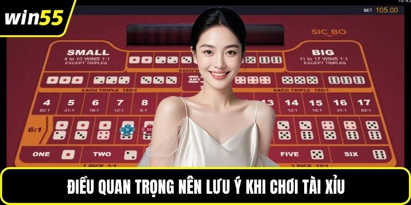 Điều quan trọng nên lưu ý khi chơi tài xỉu
